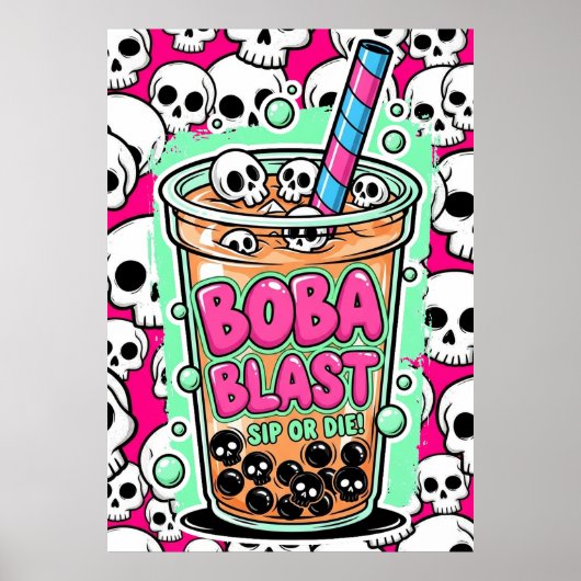 Boba Blast – Sip or Die! ポスター (正面)