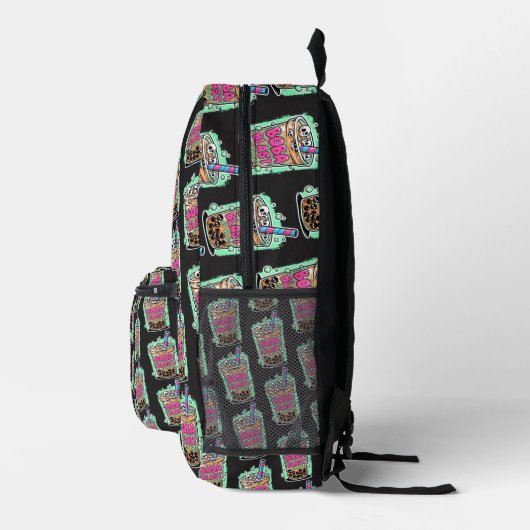 Boba Blast – Sip or Die! Backpack プリントバックパック (右)