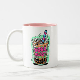 Boba Blast – Sip or Die! Coffee Mug ツートーンマグカップ