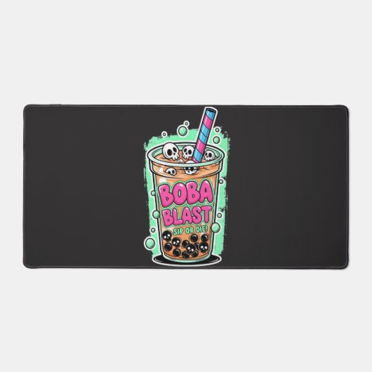 Boba Blast – Sip or Die! Desk Mat デスクマット (正面)
