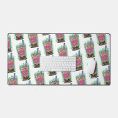 Boba Blast – Sip or Die! Desk Mat デスクマット (キーボード&マウス)