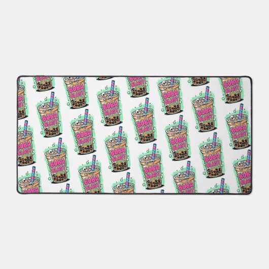Boba Blast – Sip or Die! Desk Mat デスクマット (正面)