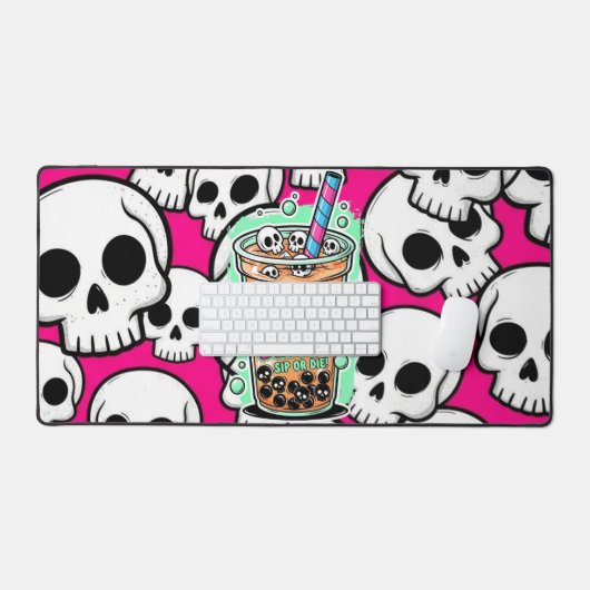 Boba Blast – Sip or Die! Desk Mat デスクマット (キーボード&マウス)