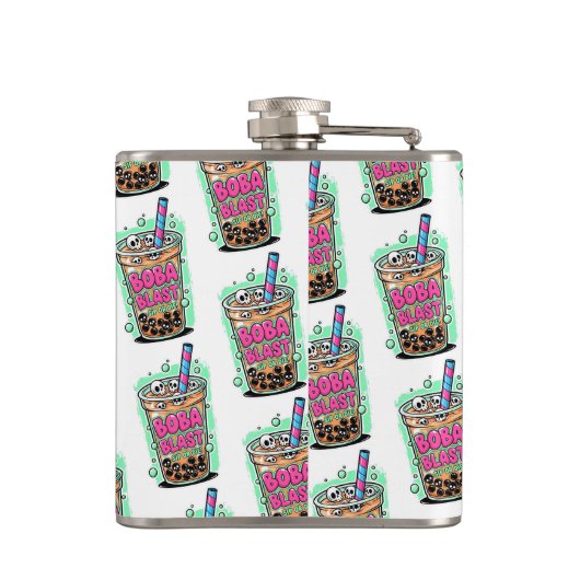 Boba Blast – Sip or Die! Flask フラスク (裏面)