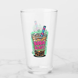 Boba Blast – Sip or Die! Glass Cup タンブラーグラス