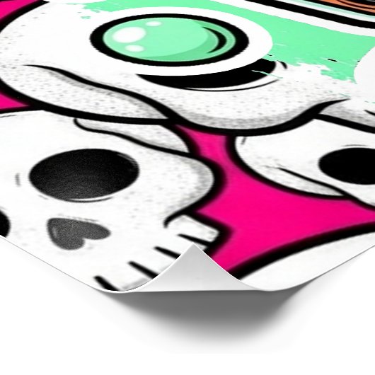 Boba Blast – Sip or Die! Glossy Poster ポスター (コーナー)