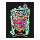 Boba Blast – Sip or Die! Glossy Poster ポスター (正面)