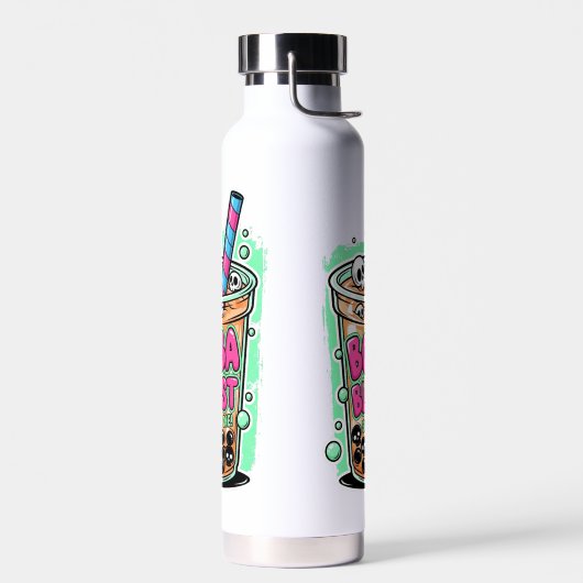 Boba Blast – Sip or Die! Insulated Bottle ウォーターボトル (左面)