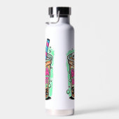 Boba Blast – Sip or Die! Insulated Bottle ウォーターボトル (右面)
