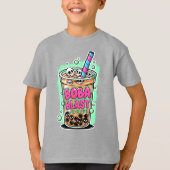 Boba Blast – Sip or Die! Kids' Tシャツ (正面)