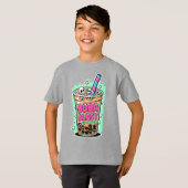 Boba Blast – Sip or Die! Kids' Tシャツ (正面フル)