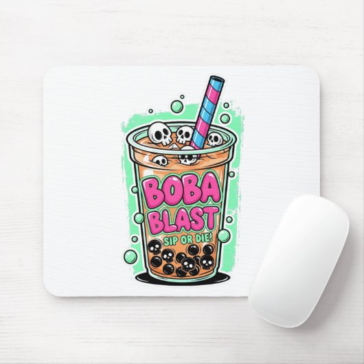 Boba Blast – Sip or Die! Mousepad マウスパッド (マウス)