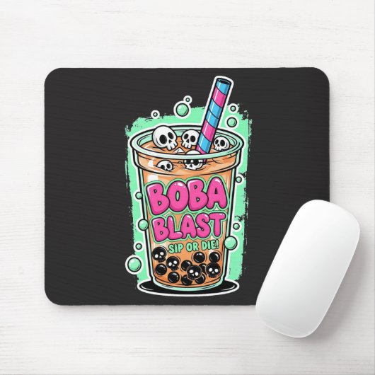 Boba Blast – Sip or Die! Mousepad マウスパッド (マウス)
