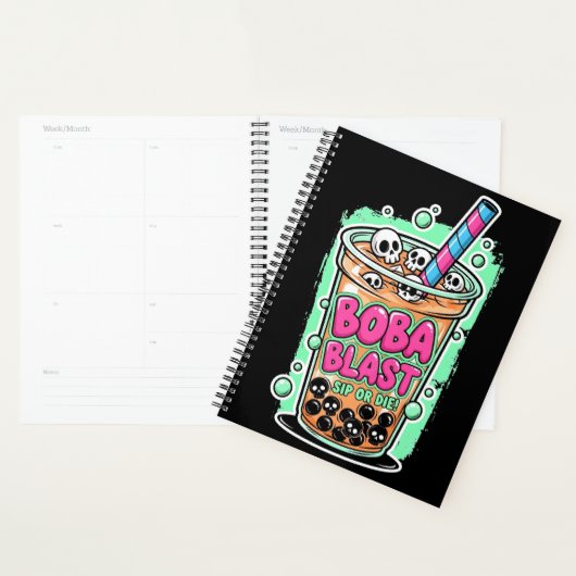 Boba Blast – Sip or Die! Planner プランナー手帳 (ディスプレー)