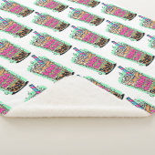 Boba Blast – Sip or Die! Sherpa Blanket シェルパブランケット (3/4)