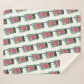 Boba Blast – Sip or Die! Sherpa Blanket シェルパブランケット (正面(横))