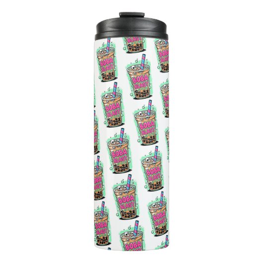 Boba Blast – Sip or Die! Thermal Tumbler タンブラー (正面)