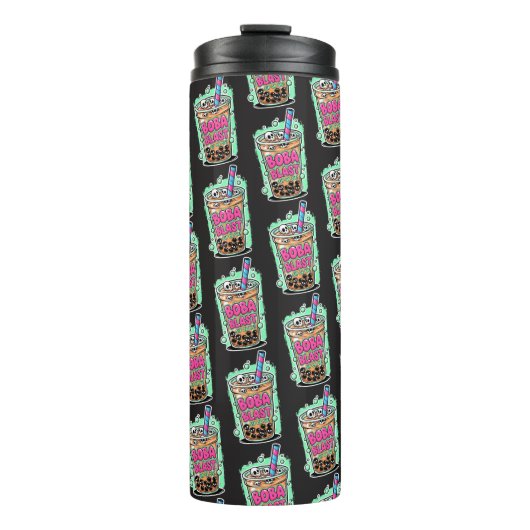 Boba Blast – Sip or Die! Thermal Tumbler タンブラー (正面)