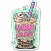 Boba Blast – Sip or Die! Vinyl Sticker シール (正面)