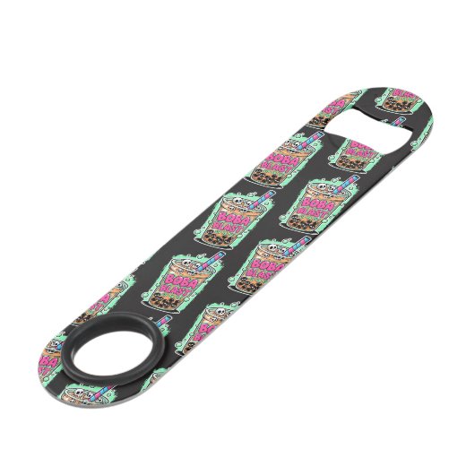 Boba Blast – Stainless Steel Bottle Opener スピード栓抜き (正面アングル)