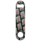 Boba Blast – Stainless Steel Bottle Opener スピード栓抜き (正面)