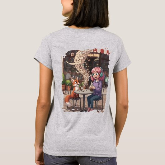 Boba Bliss and Chaos Tシャツ (裏面)