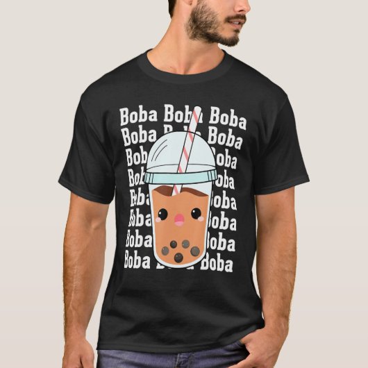 Boba Boba Boba  Bubble Tea Costumes Bubble Tea Tシャツ (正面)