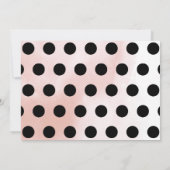 Boba Bubble Tea Party Girl Photo Birthday 招待状 (裏面)