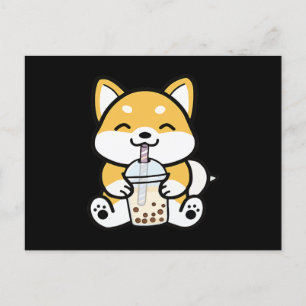 Boba Corgi、Corgi Boba、Boba Shiba、Shiba、Corgi インビテーションポストカード