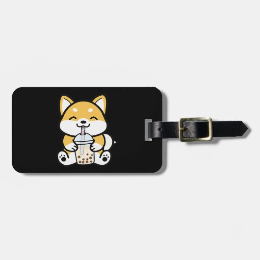 Boba Corgi、Corgi Boba、Boba Shiba、Shiba、Corgi ラゲッジタグ (正面横)