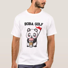 Boba Golf | ミルクティー | バブルゴルフ | ゴルファー Tシャツ