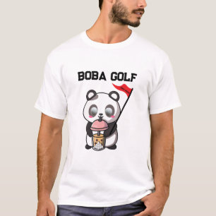 Boba Golf ミルクティー バブルゴルフ ゴルファー Tシャツ