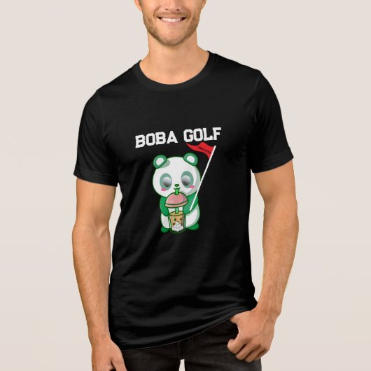 "Boba Golf" | Bubble Tea | Golf Funny | Golfer  トライブレンドＴシャツ (正面)