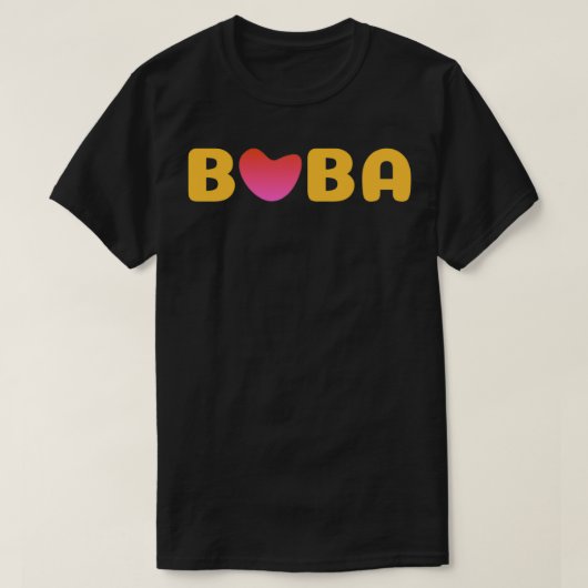 Boba Love Tシャツ (デザイン正面)