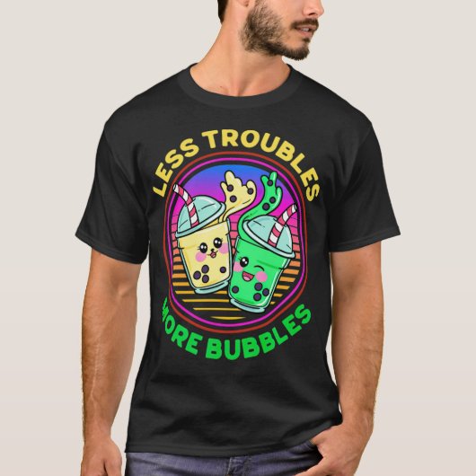 Boba Milk Tea Bubble Tea For Bubble Tea kiddin cou Tシャツ (正面)