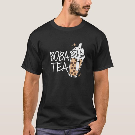 Boba Tea Bubble Tea Partnerlook   Tシャツ (正面)