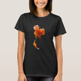 Boba tea in the shape of Thailand Tシャツ