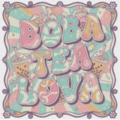 Boba Tea Lova シール (正面)