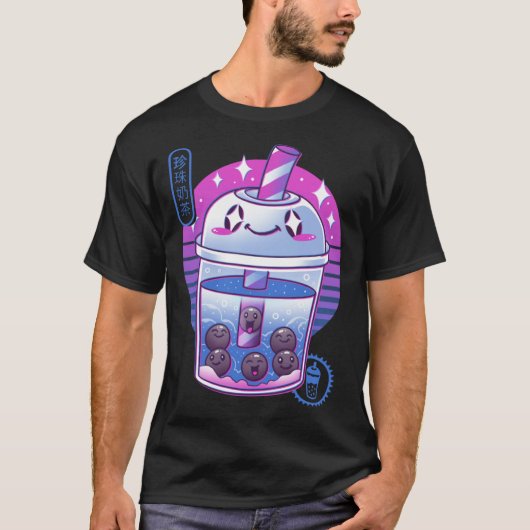 Boba Wave Tea Tシャツ (正面)