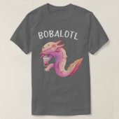 Bobalotl Aolotl Cute aolotl  Lotl Funny Boba Tea L Tシャツ (デザイン正面)