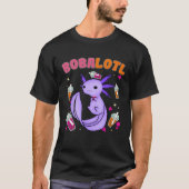 Bobalotl Axolotl Boba Tea Bubble Milk  7 Tシャツ (正面)