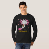 Bobalotl Axolotl Boba Tea Bubble Milk Girls kids Tシャツ (正面フル)