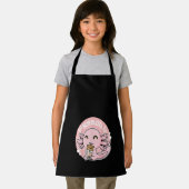 Bobalotl Cute Axolotl Boba Bubble Milk Tea エプロン (インサイチュ)