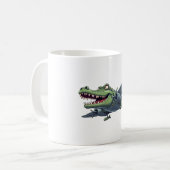 Bobardino Crocodilo – 歯を先に、質問Lat コーヒーマグカップ (正面左)