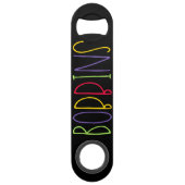 Bobbins、マンチェスター、ルビッシュの北スラング スピード栓抜き (正面)