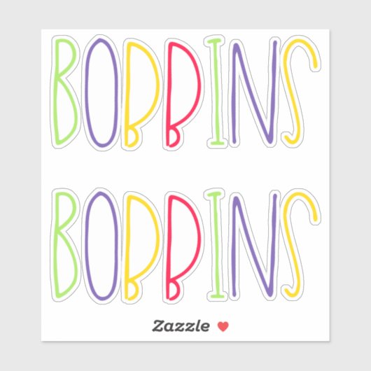 Bobbins, Manchester, Northern English Slang シール (シート)