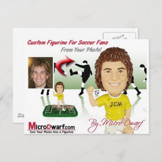 Bobbleheads Bobbleheadは頭部についてへまをします ポストカード (正面/裏面)