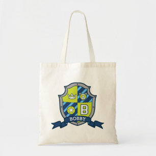 Bobby bear kids knight shield B name libraryバッグ トートバッグ
