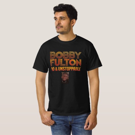 Bobby Fulton 90 & Unstoppable Tシャツ (正面フル)