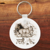 Bobcat Family キーホルダー (正面)